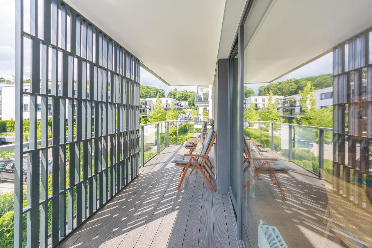 Pomorskie Apartamenty Bernadowska Green Deluxe Gdynia Buitenkant foto